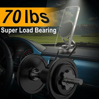 2025 Upgraded Magnetic Phone Holder for Car, for Magsafe Car Mount, Hands Free Suction Cup Cell Phone Holder Car Accessories Fit Iphone 16 Pro Max 15 14 13 12