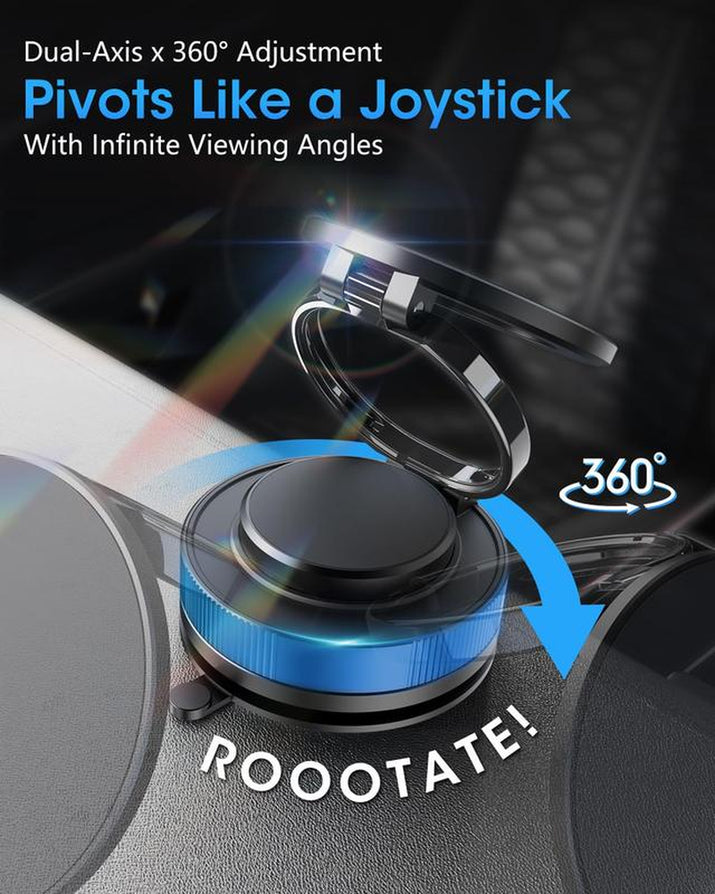 2025 Upgraded Magnetic Phone Holder for Car, for Magsafe Car Mount, Hands Free Suction Cup Cell Phone Holder Car Accessories Fit Iphone 16 Pro Max 15 14 13 12